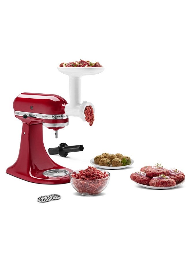 KitchenAid KitchenAid Stand Mixer Attachment, KSMFGA Food Grinder, White  - Image 4