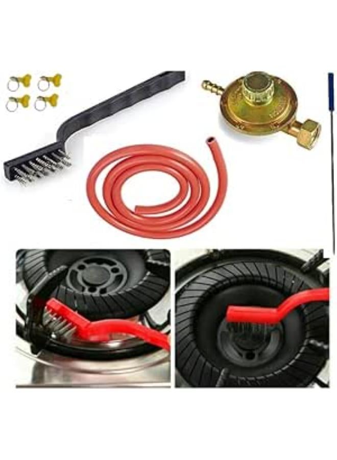 Pipe Regulator + 2M Pipe Hose + Cooker Repair Kit