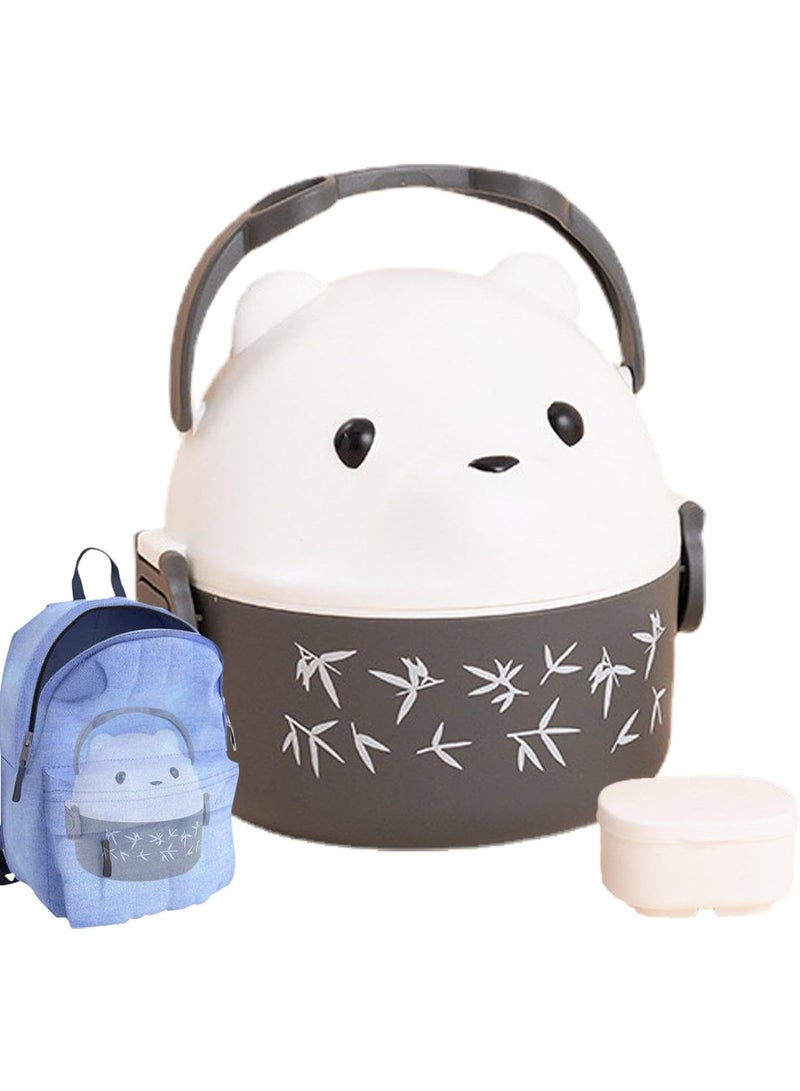Bear-shaped thermal lunch box - leak-proof and suitable for school, work and trips - Image 3
