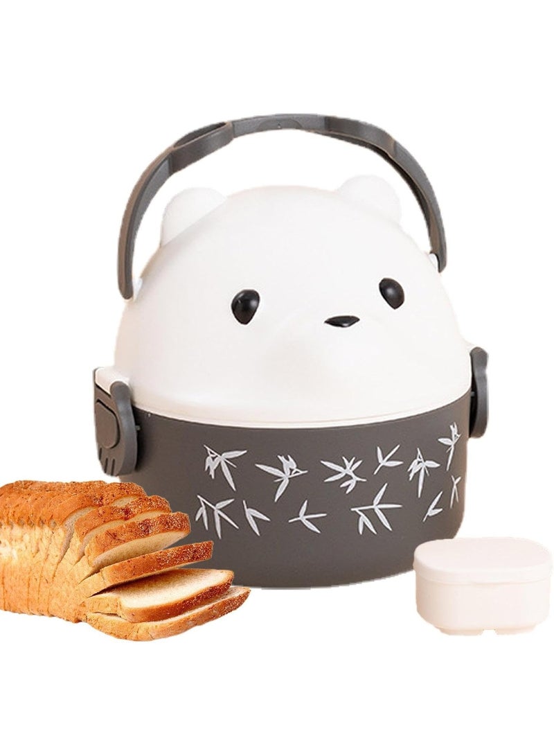 Bear-shaped thermal lunch box - leak-proof and suitable for school, work and trips - Image 2