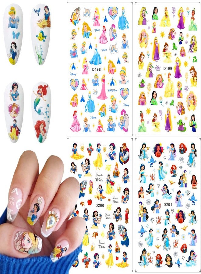 YKLWNN Cute Cartoon Nail Art Stickers Decals Kawaii Design Acrylic Nail Stickers 3D Self Adhesive Designer Nail Art Supplies Cute Nail Decals Decorations for Women Girls DIY Manicure Tips 5Sheets - Image 3