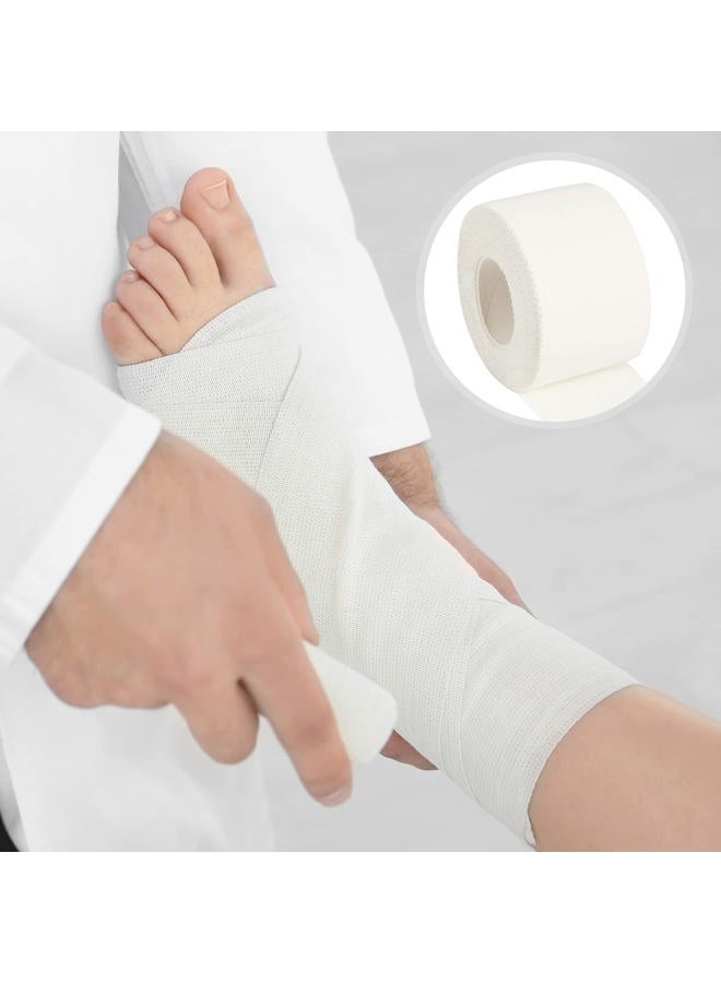 HI-BOOM 4 Pcs Pre Wrap Tape Athletic Finger Wrist Tape Sports No Sticky Residue Very Strong Easy Tear First Aid Injury Wrap for Athletes Trainers Boxing, 1.5 Inch x 33 Feet (Black, White) - Image 5