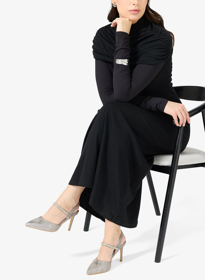 خزانة شريط بحلية ماسية بفتحات جانبية - Image 5