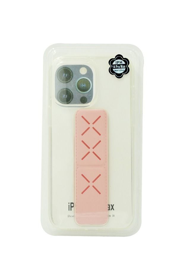 Transparent Back Cover Grip Iphone 14 Pro Max Pink