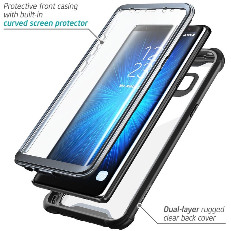 I-blason حافظة i-Blason لجهاز Galaxy Note 8 إصدار 2017، سلسلة Ares حافظة كاملة الجسم مع واقي شاشة مدمج (أسود) - Image 2
