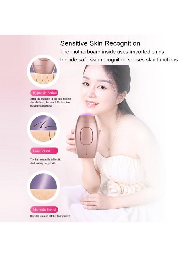 Arabest - IPL Painless Laser Hair Removal Machine Body Private Parts Epilator Depilator (Pink EU) - Image 1