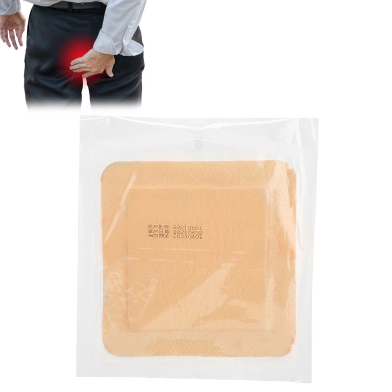 Sacrum Silicone Dressing Sacral Dressing Pad Bordered Adhesive for Bed Sore Emergency Care Fast Healing15 X 15cm/5.9 X 5.9in - Image 5