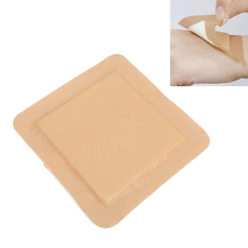 Sacrum Silicone Dressing Sacral Dressing Pad Bordered Adhesive for Bed Sore Emergency Care Fast Healing15 X 15cm/5.9 X 5.9in - Image 4