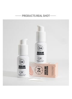 QIC discolour liquid foundaton  Color Changing Liquid Foundation,24H Naturally Flawless Lightweight Feel, for Different Skin Tone, Foundation Makeup Base Nude Face Liquid Full Coverage Concealer 30G  - Image 5