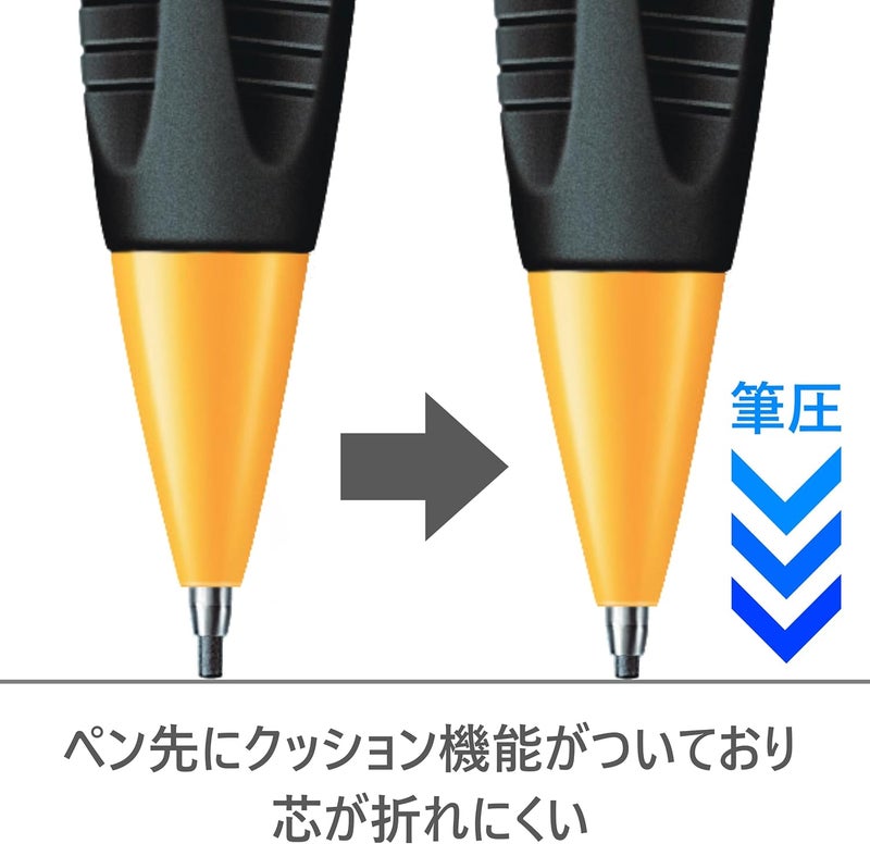 STAEDTLER 1.3 mm Mechanical Pencil with Yellow Body and Black Grip - Image 4