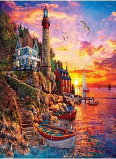 Puzzles The Gorgeous Sunset 500 Piece Jigsaw Puzzle  - Image 1
