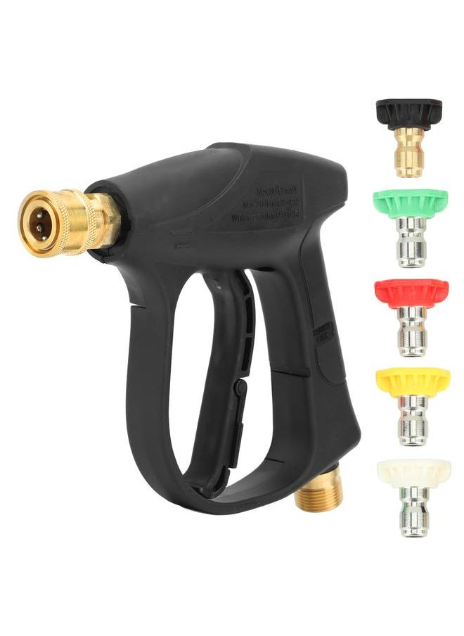 Thoraya High Pressure Washer 4350PSI Electric Handheld High Pressure Washer with 1/4in Quick Connector for Cleaning Car Fence  - Image 1