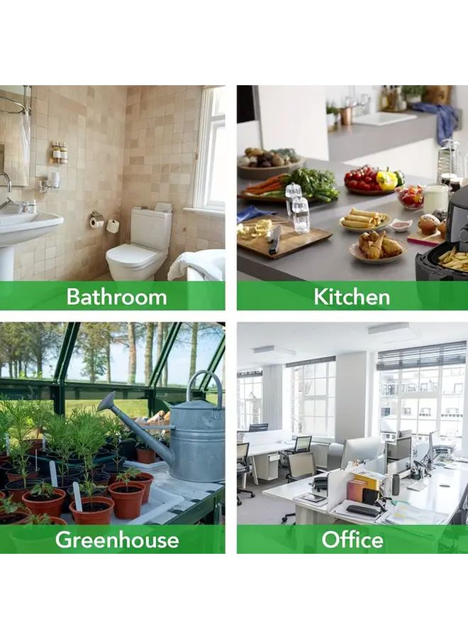 أغطية فتحات التهوية والشبكات البلاستيكية البيضاء متعددة الأشكال (دائرية ومربعة) للأنابيب والجدران والأسقف - Image 5