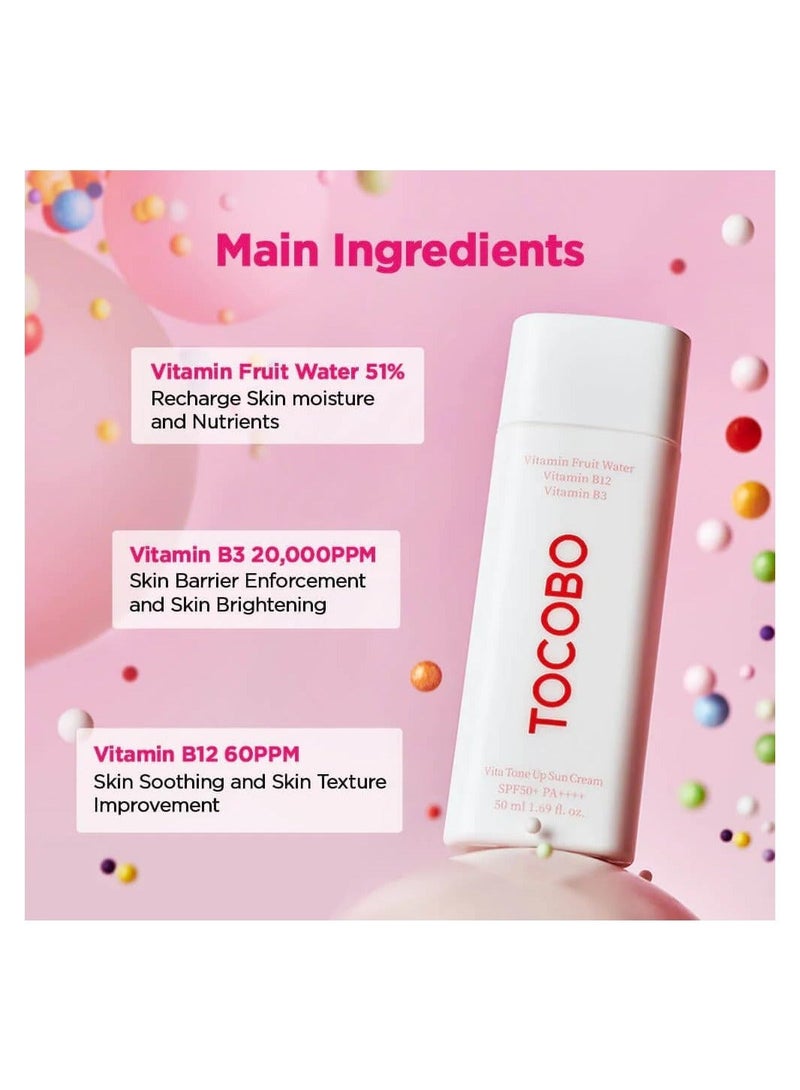 توكوبو كريم حماية من الشمس فيتا تون اب بعامل وقاية SPF50+ PA++++ من توكوبو - Image 4