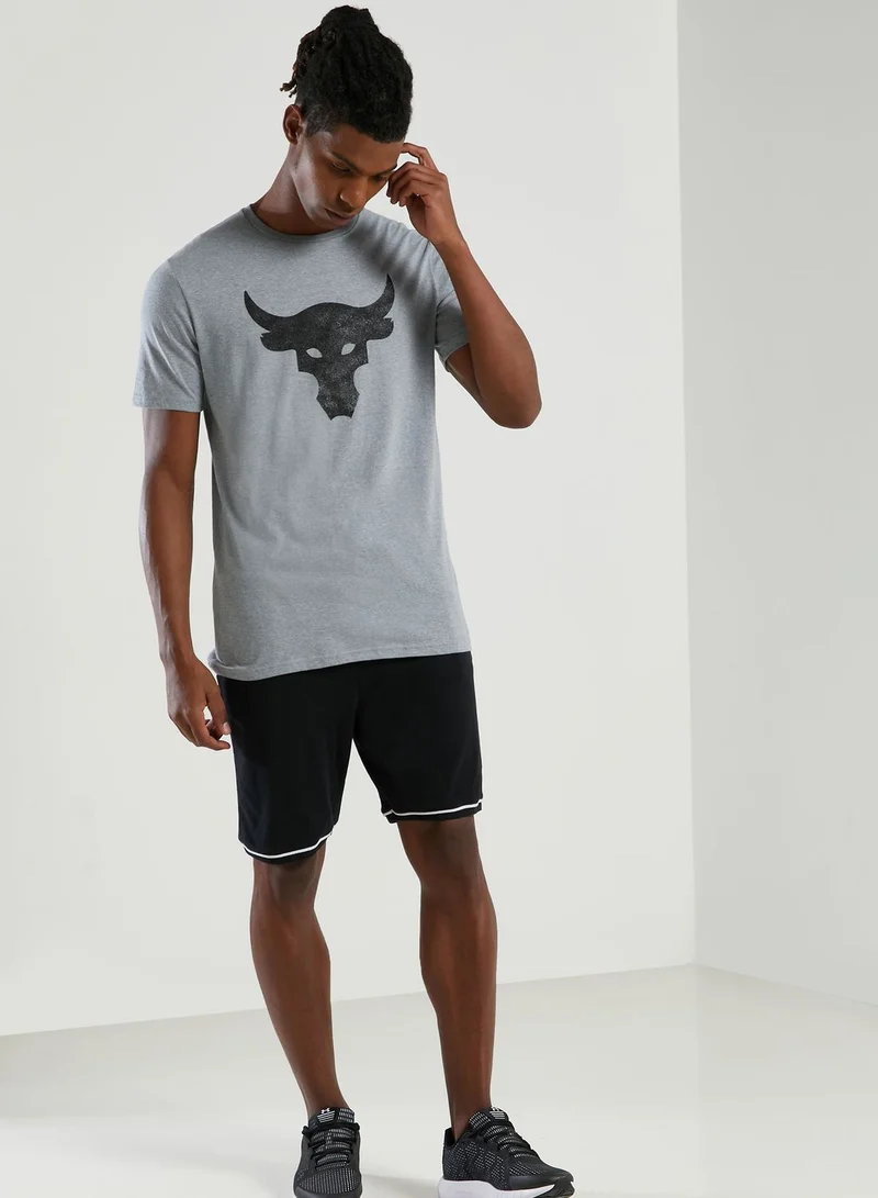 UNDER ARMOUR Project Rock Brahma Bull Logo T-Shirt