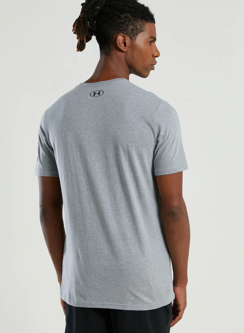 UNDER ARMOUR Project Rock Brahma Bull Logo T-Shirt