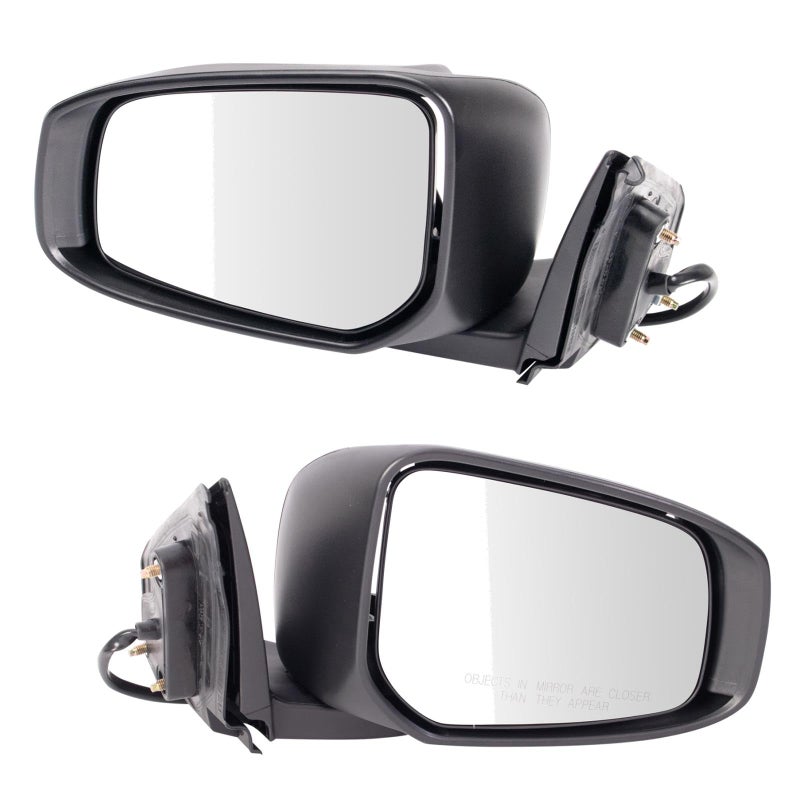 TRQ Mirror Set Compatible with 20152016 Mitsubishi Lancer