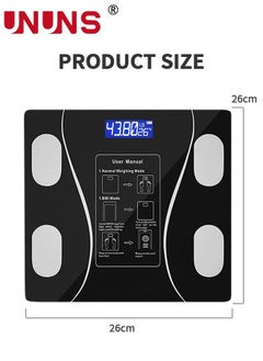 Electronic Weight Scale,Wireless Intelligent Digital Tempered Glass Body Fat Scale,Body Composition Analyzer With Smartphone Application And Bluetooth Synchronous Scale - pzsku/Z4C8436F5A50C3204436EZ/45/_/1687314433/bde2dc7c-ab6a-4225-8e3a-6139c2602ebd