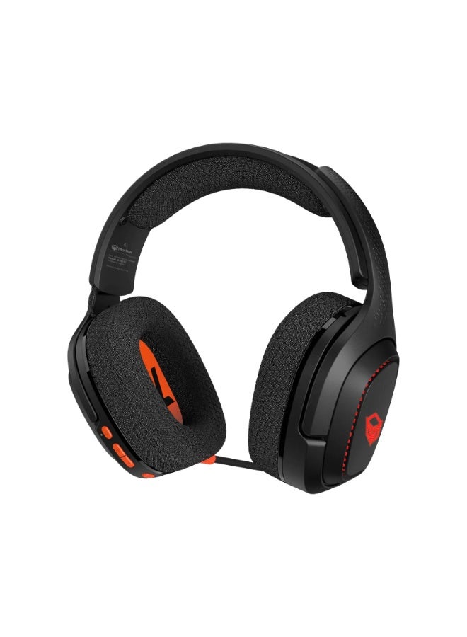 Meetion MT-BTH012-A Triple-Mode Gaming Headset Wired + 2.4G + Bluetooth with Detachable Mic & LED - Image 2