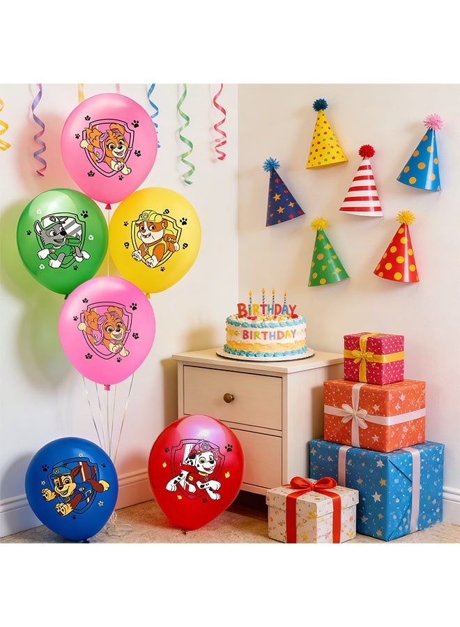 20pcs Paw Patrol Birthday Party Balloons for Paw Patrol Themed Birthday Party Decorations Supplies(12 Inch, Random Colors) - Image 3