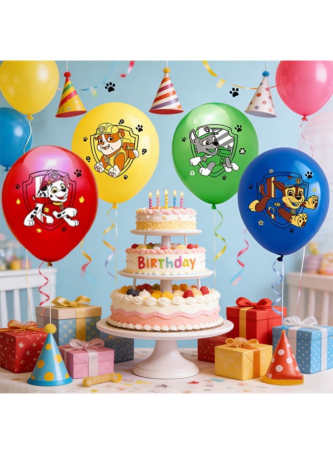 20pcs Paw Patrol Birthday Party Balloons for Paw Patrol Themed Birthday Party Decorations Supplies(12 Inch, Random Colors) - Image 5
