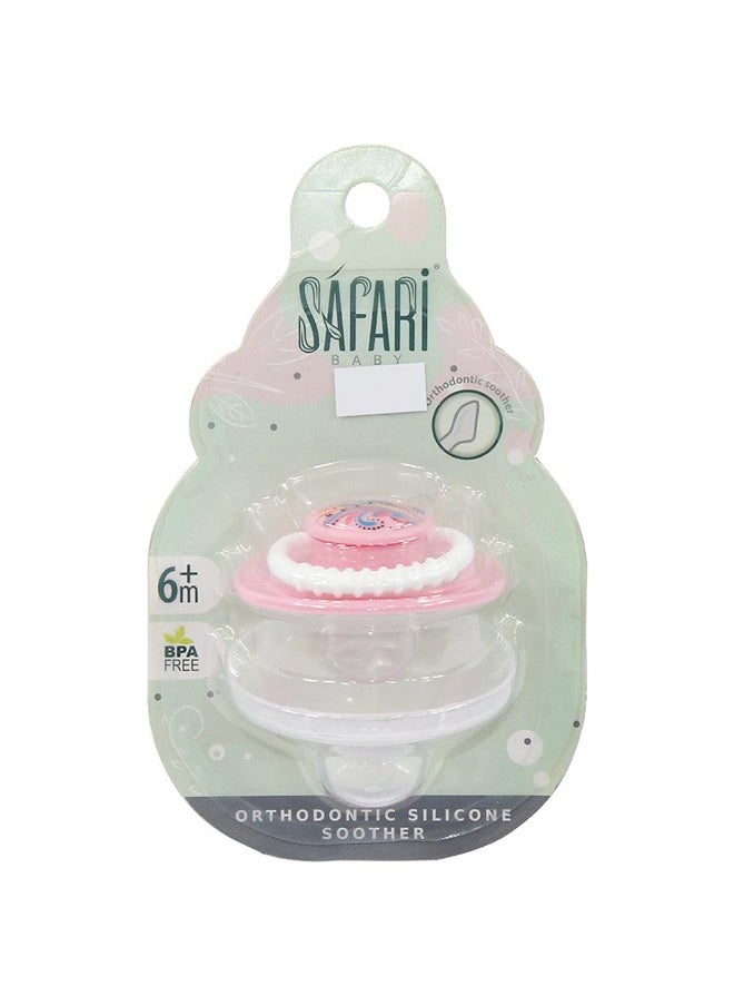 safari baby - Safari Baby Cherry Silicone Soothers 0-6 Months - Image 1