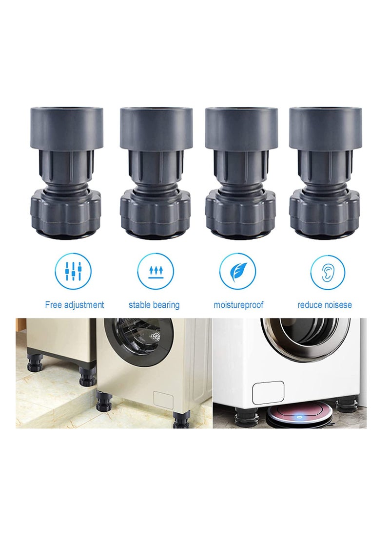 Adjustable Anti Vibration Pads for Washing Machines and Refrigerators High Load Capacity Noise Reduction 4 Pack - Image 5