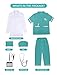 ANPHILE Kids Doctor Veterinarian Costume Vet Costume for Kids with Doctor Coat Career Day Costumes for Girls Boys - Image 4