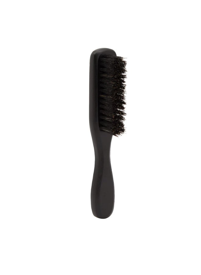 Juvale Juvale Boar Bristle Beard Brush for Men, Black Facial Hair Brushes with Bag (2 Pack) - Image 1