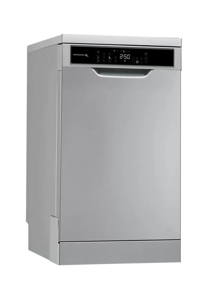 Kelvinator freestanding dishwasher three racks 45 cm 10 place settings smart inverter 8 programs digital FSDA10 - Image 2