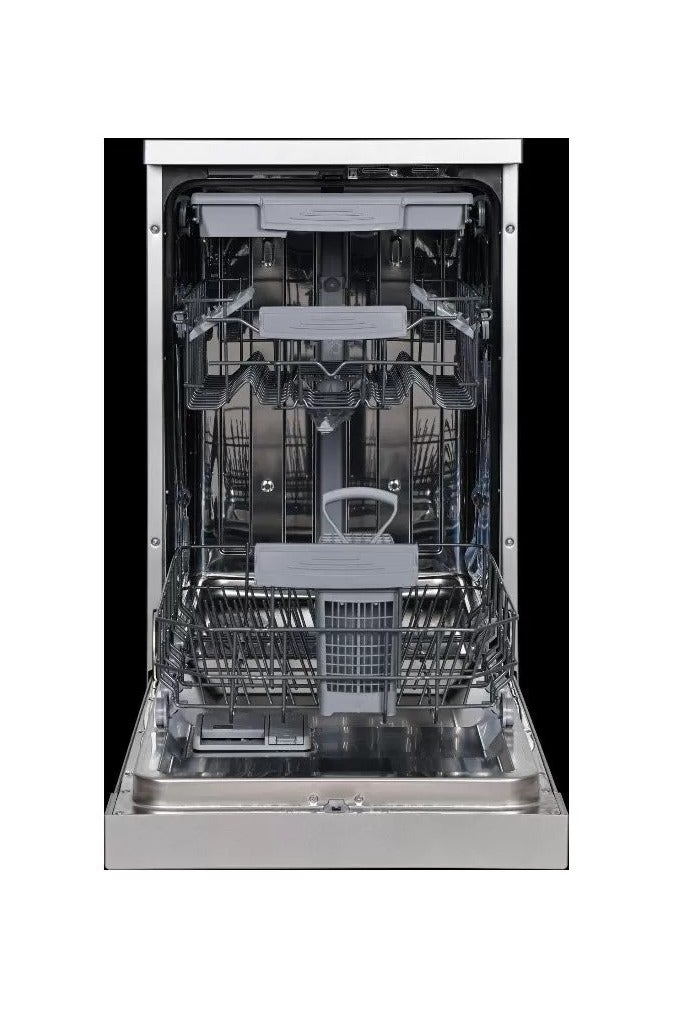 Kelvinator freestanding dishwasher three racks 45 cm 10 place settings smart inverter 8 programs digital FSDA10 - Image 3