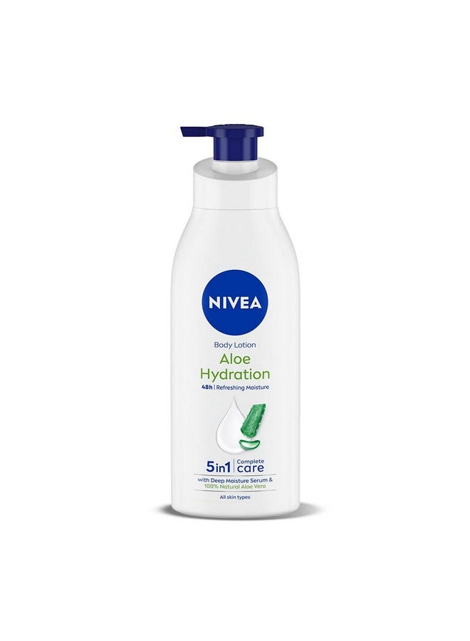 Nivea Aloe Hydration Body Lotion 400 Ml | 48 H Moisturization | Refreshing Hydration | Non Sticky Feel | With Goodness Of Aloe Vera For Instant Hydration In Summer | For Men & Women