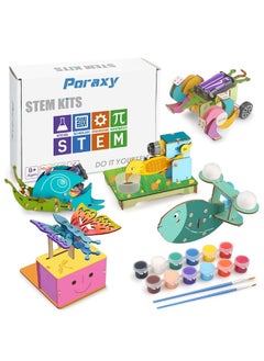 Poraxy 5 Set STEM Kits for Kids Ages 810 Toys for Ages 813 3D Wooden Puzzles Educational Engineering Arts Crafts Science Building Kits Gifts for Boys and Girls 7 8 9 10 11 12 13 Year Old - pzsku/Z4C84CBCCFAC2621BEC69Z/45/_/1729415988/bd28b8b7-10fc-4922-8237-6044b11c3e48