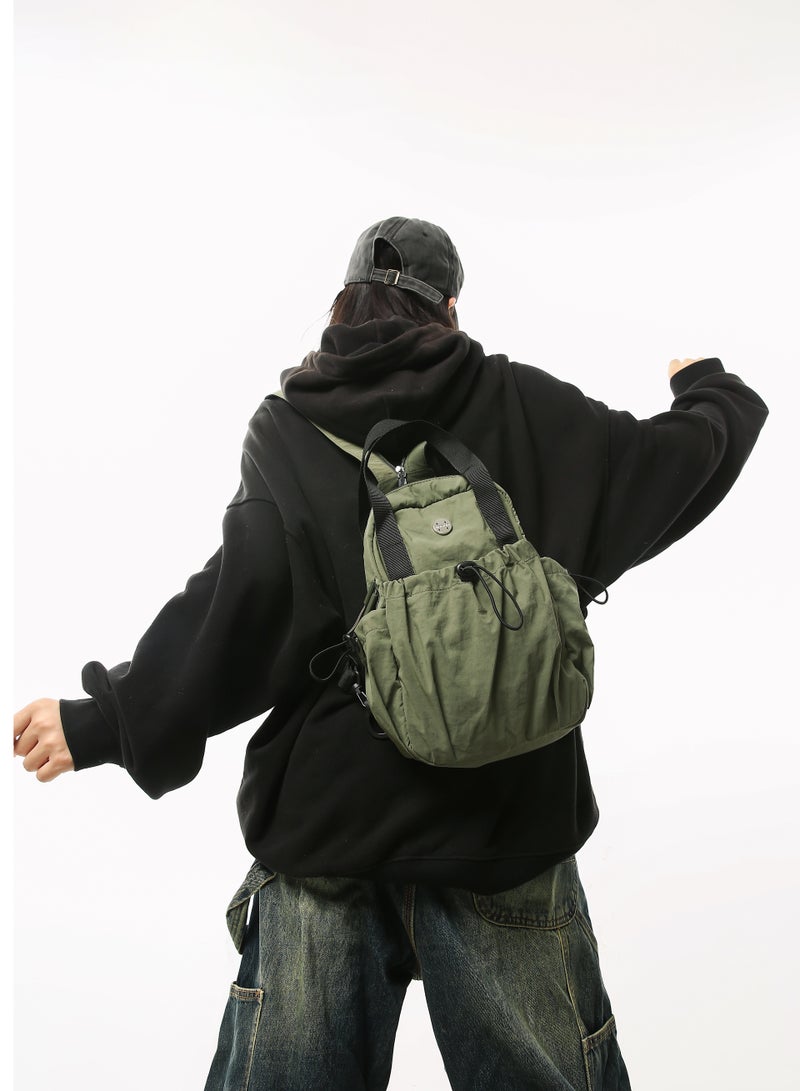 lebonaer Lightweight waterproof drawstring multifunctional women's bag Puff series chest bag backpack can be carried across the body or by hand - Image 2