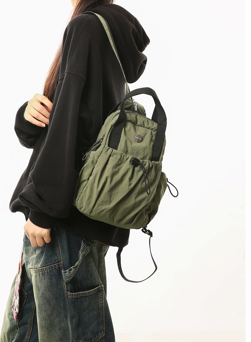 lebonaer Lightweight waterproof drawstring multifunctional women's bag Puff series chest bag backpack can be carried across the body or by hand - Image 3