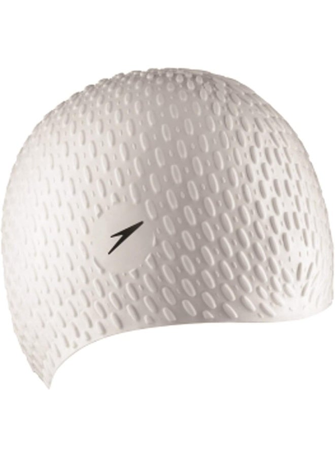 Speedo Unisex Adult Bubble Cap - White, One Size - Image 2