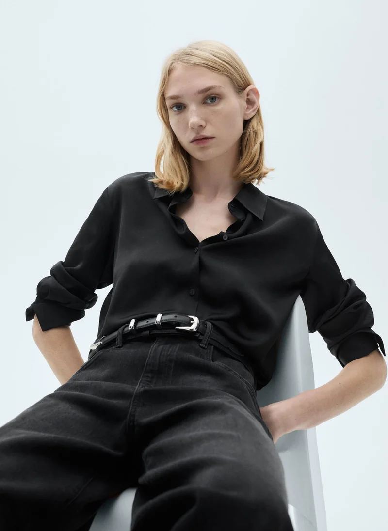 MANGO Ideale Button Down Shirt