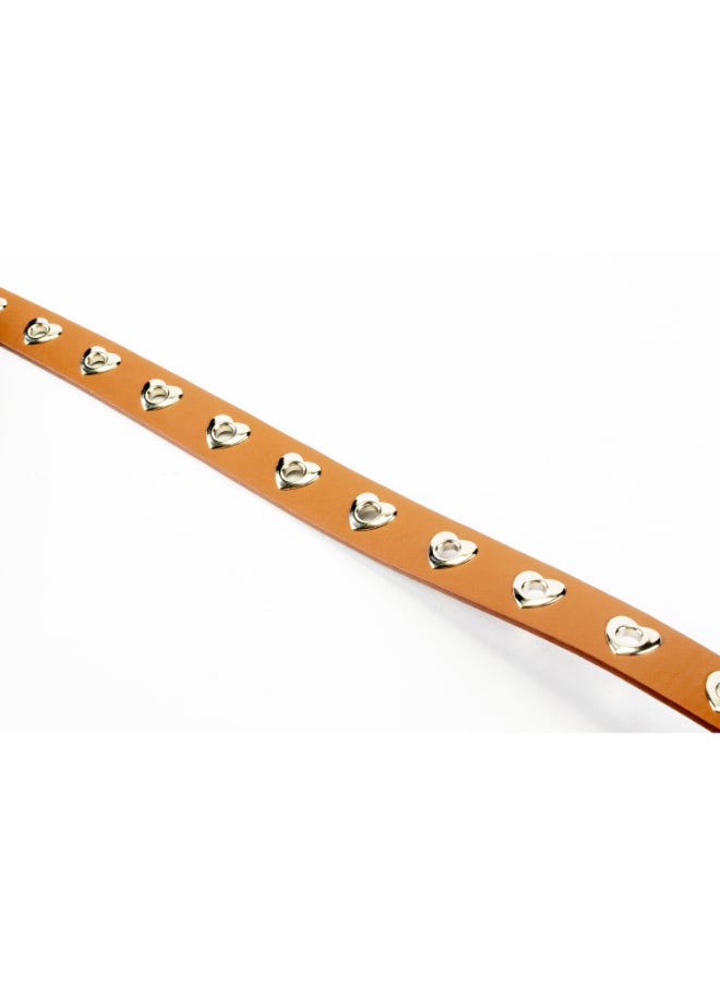 Generic Brown Leather Waist Belt For Her 110 CM  - Image 2