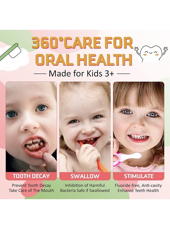 Jaysuing Kids Foam Toothpaste,Children's Low Fluoride Toddler Toothpaste, Dental Care For Children 3 Years And Up, Super Fine Mousse Foam, Easy To Use (Strawberry Flavors) 60ml - Image 2