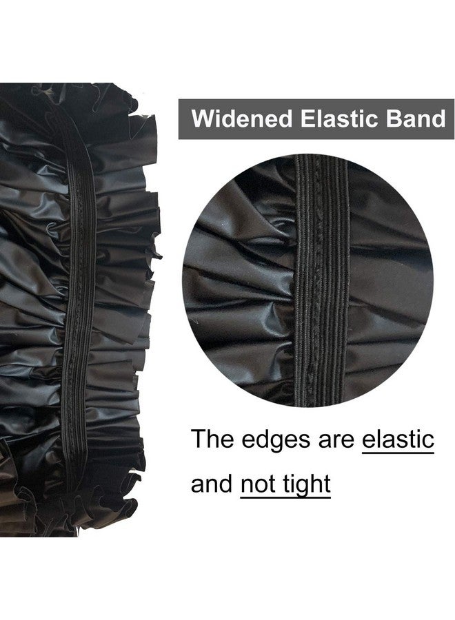 ELEBOX 4 Pack Premium Collection Super Jumbo Shower Cap Extra Large Shower Caps For Braids Shower Bonnets Women Waterproof Hair Caps For Spa Salon Shower Hat - Image 5