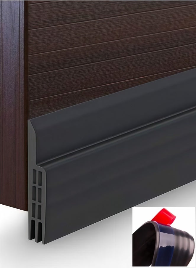 Door Draft Stopper, 120 cm Length Under Door Seal, Door Sweep for Exterior & Interior Doors, Door Bottom Draft Blocker Dust and Noise Insulation - Image 1