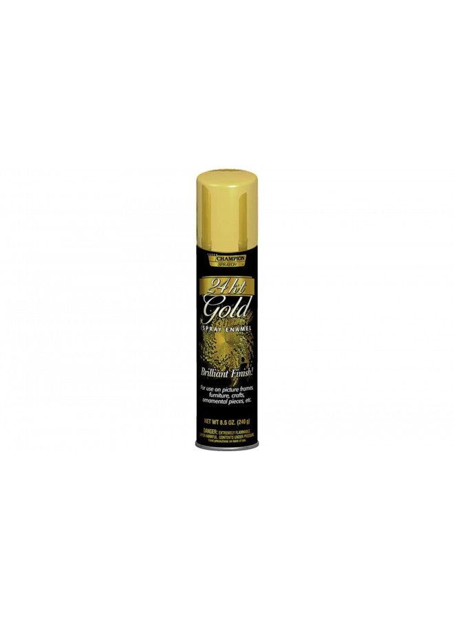 Chase 8-1/2-Ounce Brilliant Finish Metallic Spray Enamel, 24-Karat Gold