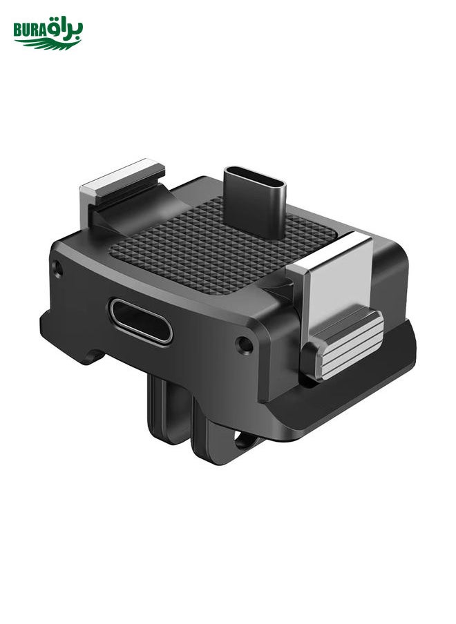 BURAQ For DJI OSMO Pocket 3 Camera Charging Base Quick Release Mount Adapter With 1/4 Inch Hole, Spec: Only Base  - Image 1