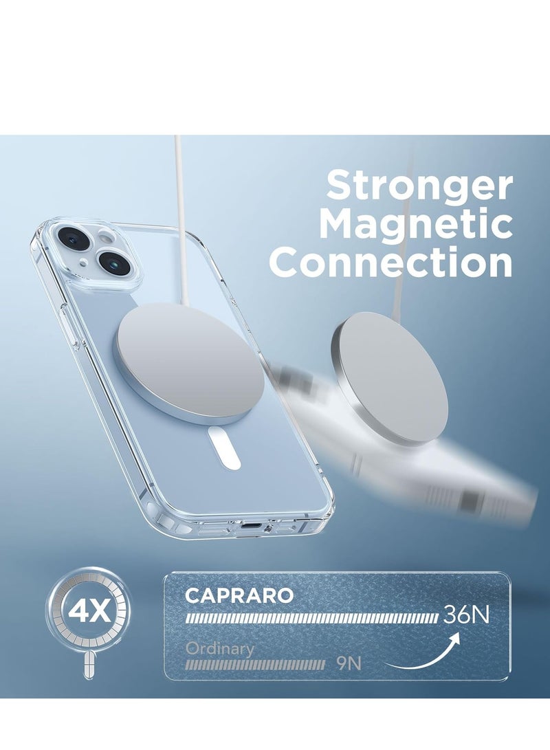 Clear Case for iPhone 13/14 with MagSafe, Slim & Military-Grade Protection, Shockproof Phone Cover for iPhone, Durable Build - Image 4