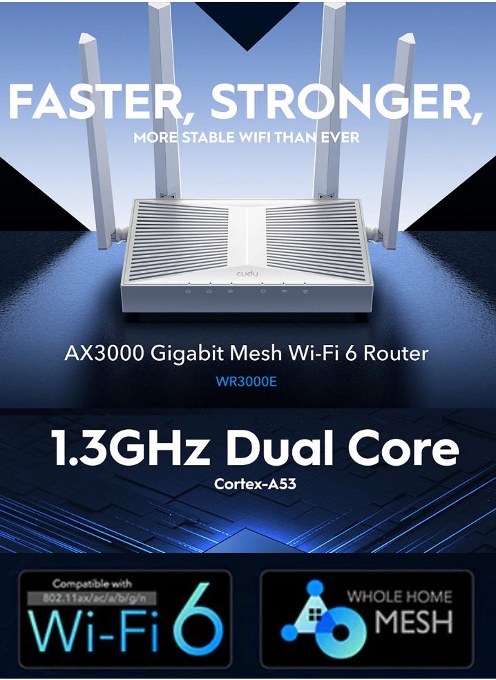 Cudy router Ax3000 Gigabit WiFi6 - pzsku/Z4C859969F7D152198784Z/45/_/1736286977/0f757911-c532-4a63-9250-3a905b1c1a76