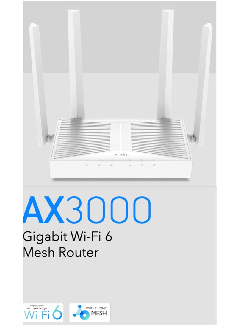 Cudy router Ax3000 Gigabit WiFi6 - pzsku/Z4C859969F7D152198784Z/45/_/1737586483/1bc33b8a-94f7-466c-92e5-062ea8f1633d