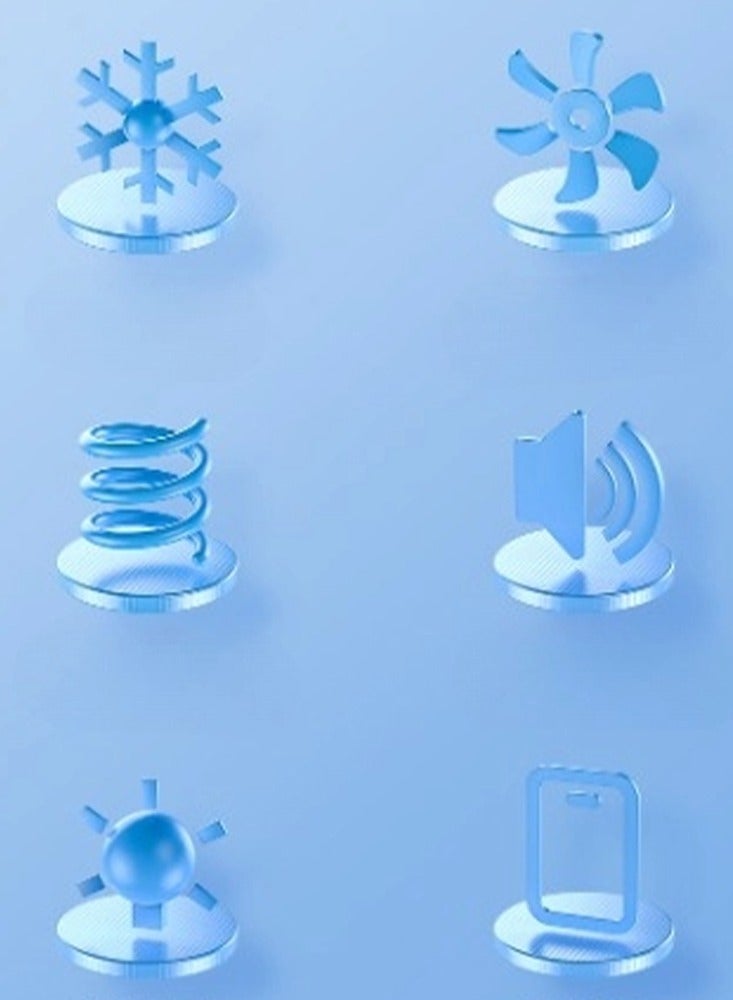 general Upgraded Efficient Cell Phone Cooler , With temperature display, Dual Semiconductor Cooling Chips, Low Noise, Compatible with Phones Width 69-88mm , Special Radiator for Phone Cooling (Black) - Image 2