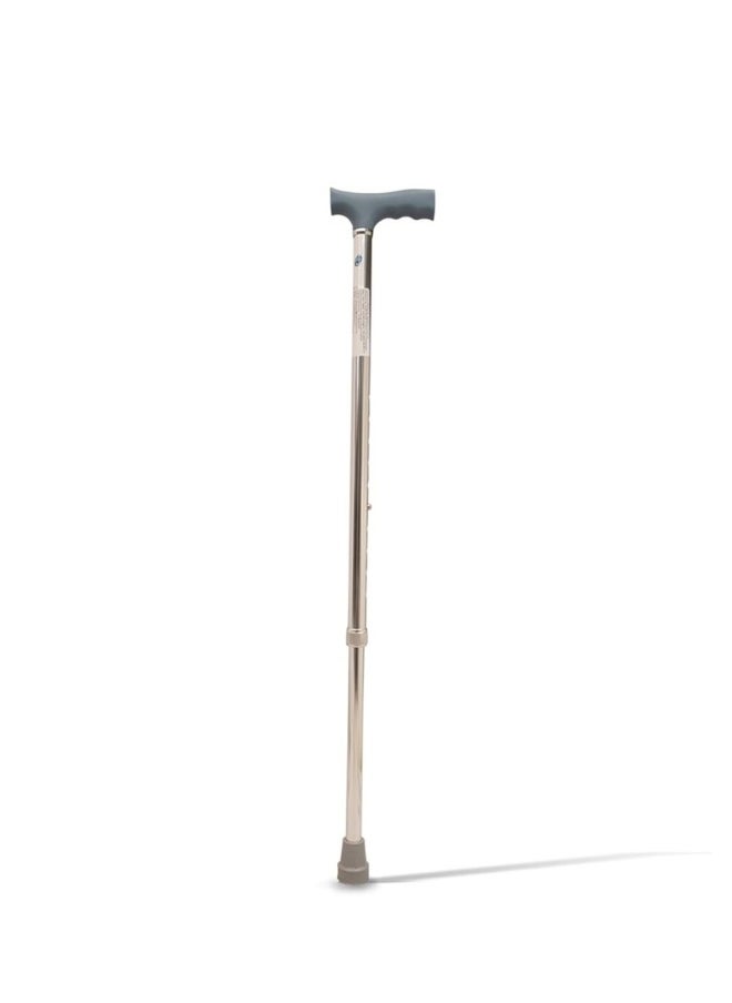 ABRONN Single Leg Walking Stick for Old People | Enhanced Stability & Comfortable Walking Stick for Men | Height Adjustable, Anti-Slip, Ergonomic Walking Stick for Women  - Image 1