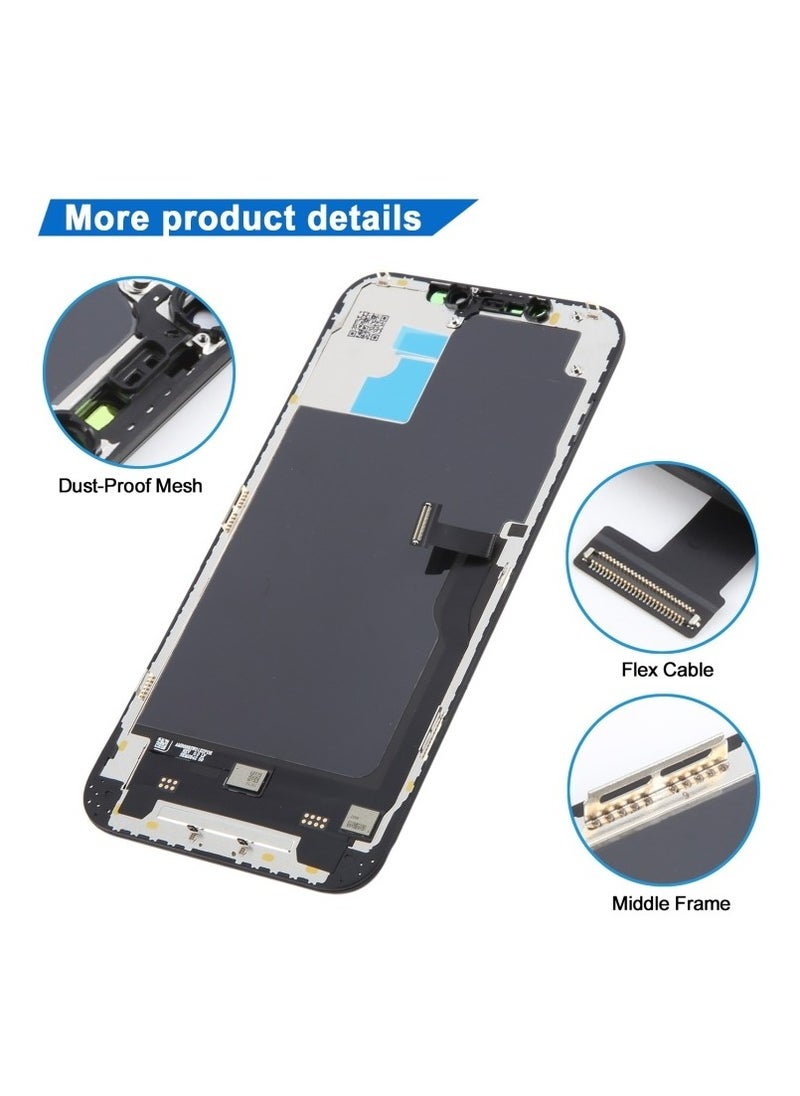 جي كي شاشة LCD بديلة من JK لهاتف iPhone 11 Pro Max تعمل باللمس من الزجاج FHD باللون الأسود  - Image 3