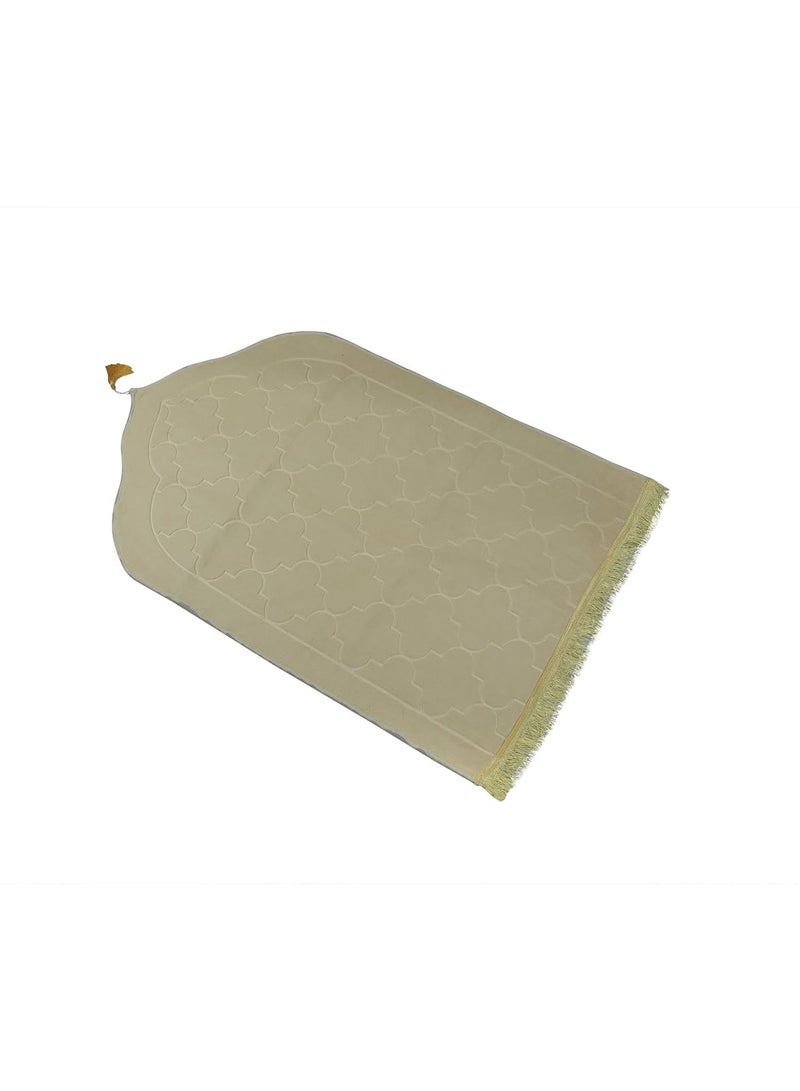 HOME DWELL Prayer Mat 70 x 110 cm with Tasbeeh - Premium Soft Islamic Prayer Rug for Men & Women | Perfect for Daily Use & Gift  - Image 3